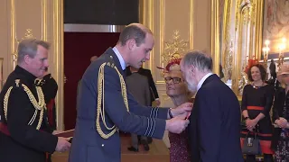 Founders receive their MBEs from Prince William